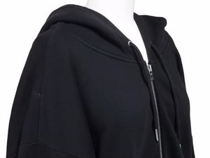 CELINE セリーヌ パーカー ロゴ エディスリマン期 2Y497052H ジップアップ パーカー ブラック フード ルーズ フィット 美品 40591