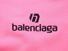 Load image into Gallery viewer, BALENCIAGA バレンシアガ 2020SS デムナ ヴァザリア パーカー ロゴ 578135 サイズ L プルオーバー ピンク 美品 40593