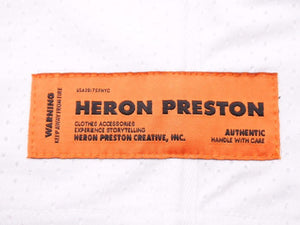 ヘロンプレストン HERON PRESTON ロゴプリントメッシュハーフパンツ 19SS HMCI002S19763050 サイズXL 中古 40624