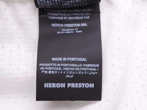 ヘロンプレストン HERON PRESTON ロゴプリントメッシュハーフパンツ 19SS HMCI002S19763050 サイズXL 中古 40624