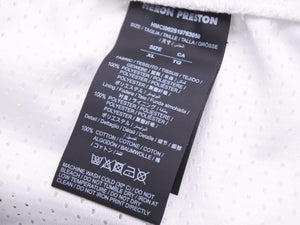 ヘロンプレストン HERON PRESTON ロゴプリントメッシュハーフパンツ 19SS HMCI002S19763050 サイズXL 中古 40624