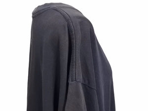 フィアオブゴッド FGロゴプリントTシャツ ヴィンテージ加工 SIXTH COLLECTION FG50 025CTJ ネイビー ブラック サイズXL 中古 40635
