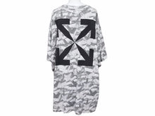 画像をギャラリービューアに読み込む, OFF-WHITE オフホワイト アロー ロゴ Tシャツ OMAA038R20185033 半袖シャツ トップス グレー サイズXL 中古 40644