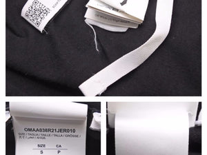 OFF-WHITE オフホワイト OW ALLOVER ロゴ Ｔシャツ 半袖シャツ トップス OMAA038R21JER010 サイズS 美品 40647