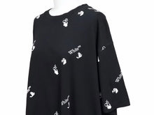 画像をギャラリービューアに読み込む, OFF-WHITE オフホワイト OW ALLOVER ロゴ Ｔシャツ 半袖シャツ トップス OMAA038R21JER010 サイズS 美品 40647 