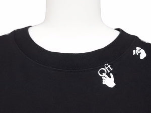 OFF-WHITE オフホワイト OW ALLOVER ロゴ Ｔシャツ 半袖シャツ トップス OMAA038R21JER010 サイズS 美品 40647 