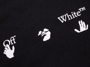 美品】OFF-WHITE・Tシャツ・白・S・MAIN LABEL・赤ロゴ