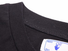 Load image into Gallery viewer, OFF-WHITE オフホワイト 刺繍 ロゴＴシャツ 20AW 半袖シャツ トップス ブラック OMAA027E20JER001 サイズXL 美品 40649