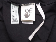 Load image into Gallery viewer, OFF-WHITE オフホワイト 刺繍 ロゴＴシャツ 20AW 半袖シャツ トップス ブラック OMAA027E20JER001 サイズXL 美品 40649