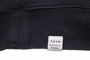 TAIN DOUBLE PUSH タイン ダブルプッシュ グラフィックプリントパーカー 長袖 ブラック 2020SS 中古 40653