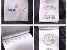 画像をギャラリービューアに読み込む, MONCLER モンクレール コート ロゴ アウター ブラック サイズ2 美品 40654