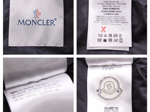 MONCLER モンクレール コート ロゴ アウター ブラック サイズ2 美品 40654