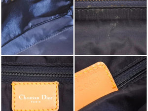 Christian Dior ディオール ハンドバッグ ミニボストン トロッター デニム スピーディ 2５cm 良品 中古 40722