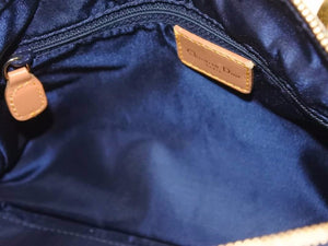 Christian Dior ディオール ハンドバッグ ミニボストン トロッター デニム スピーディ 2５cm 良品 中古 40722