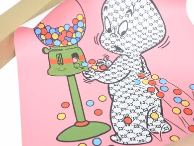 GUCCI ghost グッチゴースト Trouble Andrew トレヴァー・アンドリュー Casper Pour Through 絵 ポスター LIFE IS GR8 Collection 28701