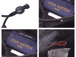 未使用 ルイヴィトン 黒色 LOUIS VUITTON ルイヴィトン M77147 モノグラム メッシュ マスク カバー キーホルダーフック付き 40733 正規品