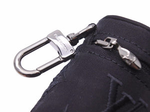 未使用 ルイヴィトン 黒色 LOUIS VUITTON ルイヴィトン M77147 モノグラム メッシュ マスク カバー キーホルダーフック付き 40733 正規品