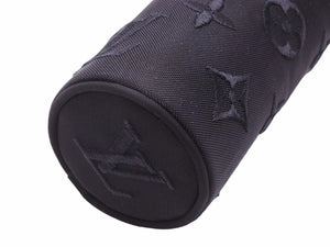 未使用 ルイヴィトン 黒色 LOUIS VUITTON ルイヴィトン M77147 モノグラム メッシュ マスク カバー キーホルダーフック付き 40733 正規品