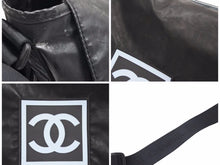 Load image into Gallery viewer, CHANEL シャネル ショルダーバッグ ココマーク スポーツライン A23810 ８番代 ブラック ライトグレー 中古 40743