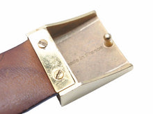 Load image into Gallery viewer, LouisVuitton ルイヴィトン ベルト ダミエ柄 エベヌ サンチュール キャレ 100/40 LB0034 ブラウン ゴールド 中古 40766
