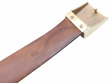 Load image into Gallery viewer, LouisVuitton ルイヴィトン ベルト ダミエ柄 エベヌ サンチュール キャレ 100/40 LB0034 ブラウン ゴールド 中古 40766