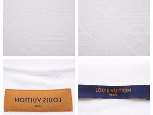 Louis Vuitton ルイヴィトン ビーズアニマルアンドモノグラムTシャツ ホワイト HLY03W コットン 新品同様 40781