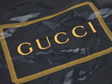 Load image into Gallery viewer, GUCCI グッチ ミディアム トートバッグ ロゴプリント ブラック バッグ カバン 鞄 黒 575140 美品 中古 40789