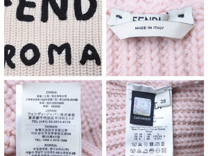 2020年 FENDI フェンディ ニット トップス ロゴ サイズ38 FZX624AEPZ ピンク トップス セーター 40795