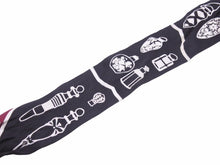 Load image into Gallery viewer, HERMES エルメス ツイリー グラントゥラララ ブラック ボルドー タグなし 85cm 中古 40814