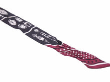 Load image into Gallery viewer, HERMES エルメス ツイリー グラントゥラララ ブラック ボルドー タグなし 85cm 中古 40814