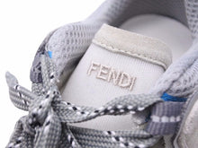画像をギャラリービューアに読み込む, FENDI フェンディ スニーカー フルイド グレー ホワイト 8E7043 A8P4 サイズ38 中古 40815