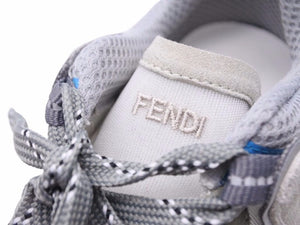 FENDI フェンディ スニーカー フルイド グレー ホワイト 8E7043 A8P4 サイズ38 中古 40815