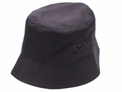 PRADA プラダ Re-Nylon CAPPELLI バケットハット 2HC137 2HC137_5ECO_F0002 ブラック サイズS 美品 40823 正規品