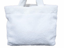 Load image into Gallery viewer, PRADA プラダ 21SS TERRY ハンドバッグ トートバッグ ホワイト ロゴ 1BG1302DXO 新品同様 40825