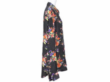 Load image into Gallery viewer, Dior ディオール KAWS カウズ 19SS フラワープリント 長袖シャツ トップス ブラック 923C561W6009 サイズ40 中古 40830