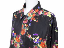 Load image into Gallery viewer, Dior ディオール KAWS カウズ 19SS フラワープリント 長袖シャツ トップス ブラック 923C561W6009 サイズ40 中古 40830