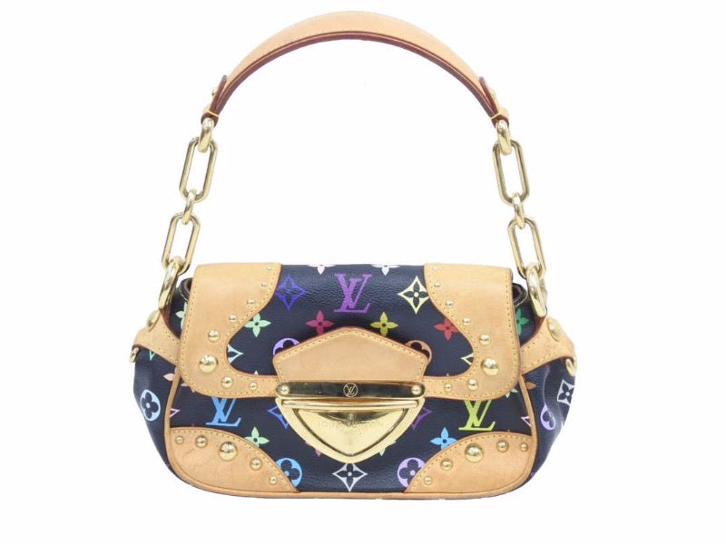 LOUIS VUITTON ルイ・ヴィトン マリリン ハンドバッグ モノグラム 鞄 マルチカラー チェーン MI3057 中古 40848