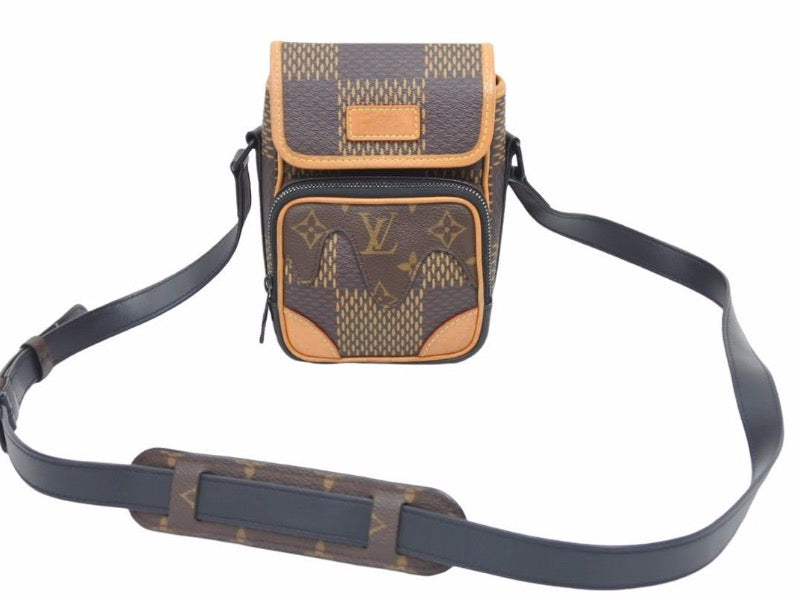 LOUIS VUITTON NIGO ルイヴィトン ダミエジャイアント アマゾン ショルダーバッグ N40357 ヴァージル コラボ 中古 40856