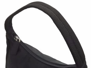 PRADA プラダ ホーボー MV515 ハンドバッグ ナイロン トライアングルロゴ ブラック 美品 中古 40873 正規品