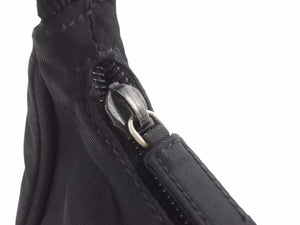 PRADA プラダ ホーボー MV515 ハンドバッグ ナイロン トライアングルロゴ ブラック 美品 中古 40873 正規品
