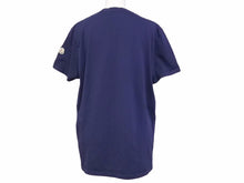 Load image into Gallery viewer, MONCLER モンクレール MAGLIA Tシャツ トップス Vネック ストライプ ワンポイント レッド ホワイト ネイビー サイズL 中古 40900