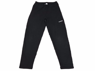 VETEMENTS ヴェトモン スウェットパンツ テーパード ワンポイントロゴ WSS18PA10 コットン確かにブラック サイズM 40900 