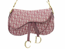 Load image into Gallery viewer, Christian Dior クリスチャンディオール トロッターサドルバッグ ワインレッド ゴールド金具 40933