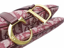 Load image into Gallery viewer, Christian Dior クリスチャンディオール トロッターサドルバッグ ワインレッド ゴールド金具 40933