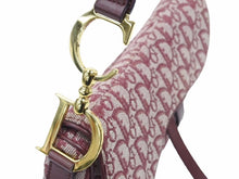 Load image into Gallery viewer, Christian Dior クリスチャンディオール トロッターサドルバッグ ワインレッド ゴールド金具 40933