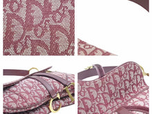 Load image into Gallery viewer, Christian Dior クリスチャンディオール トロッターサドルバッグ ワインレッド ゴールド金具 40933