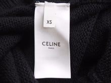 Load image into Gallery viewer, CELINE セリーヌ 21AW ジョガーパンツ スウェット ボトムス ロゴ ブラック カシミヤ 2A54Q373N サイズXS 美品 40948