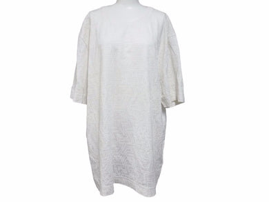 FENDI フェンディ 半袖Ｔシャツ FY0936 AGAB 14040 40956FENSI FFロゴ コットン ホワイト サイズXL 美品 40956
