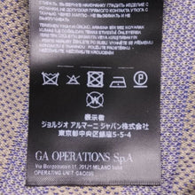 Load image into Gallery viewer, GIORGIO ARMANI ジョルジオアルマーニ 半袖Tシャツ ニット ボーダー 3HSM52SJDHZ サイズ56 メンズ 40966
