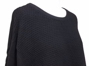 ARMANI EXCHANGE アルマーニエクスチェンジ ロングTシャツ ワッフル トップス 無地 コットン サイズXL 美品 40970